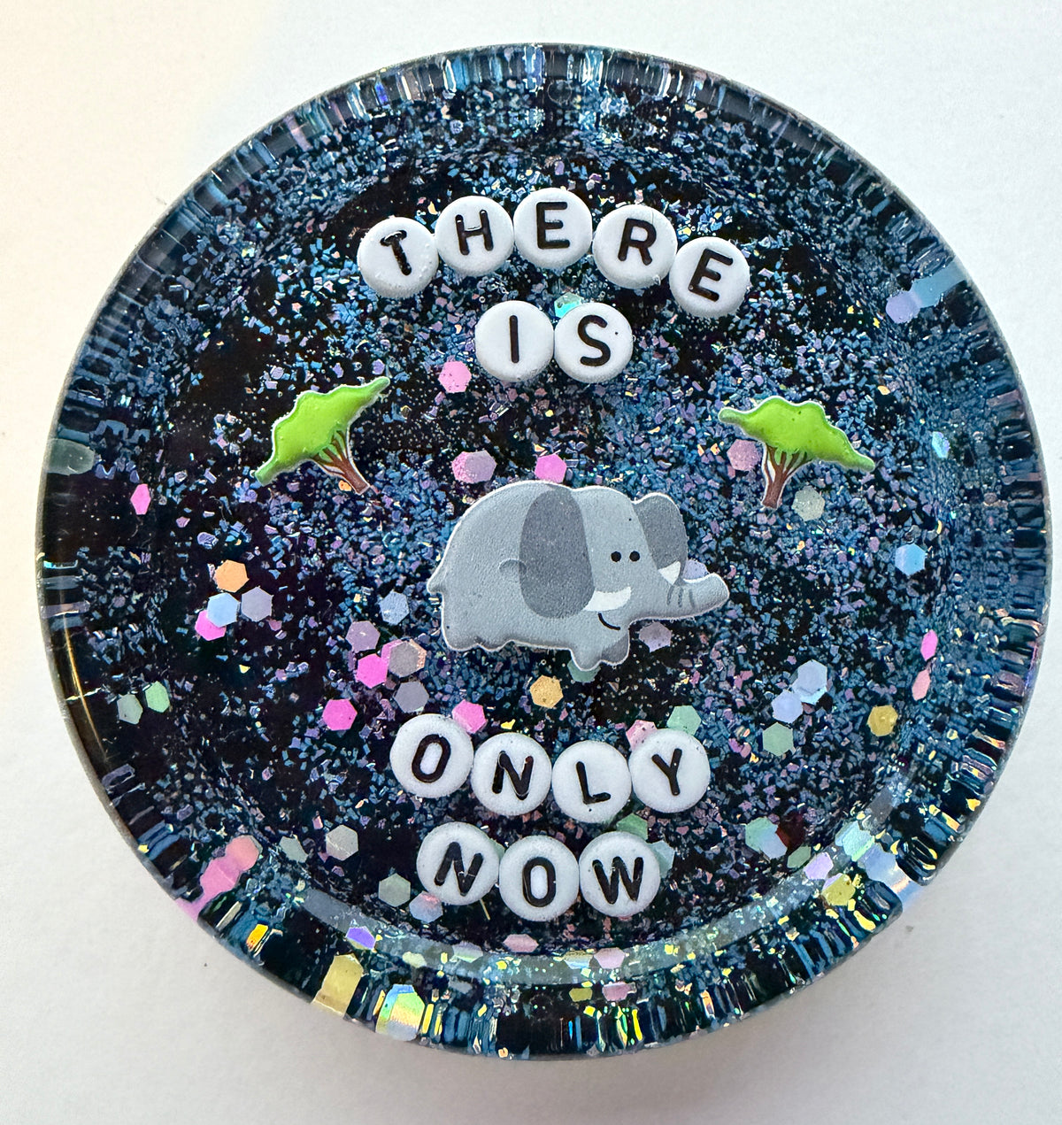 There Is Only Now - Shower Art - READY TO SHIP