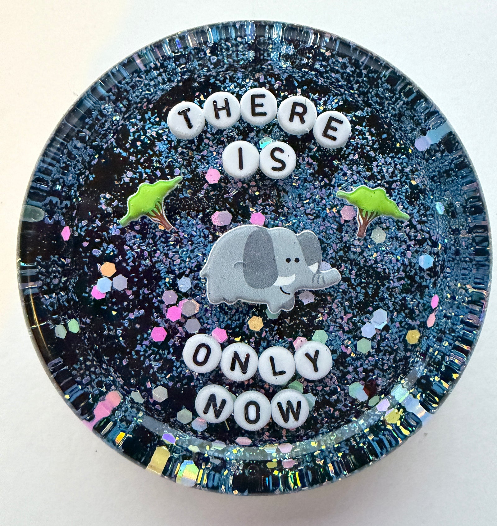 There Is Only Now - Shower Art - READY TO SHIP