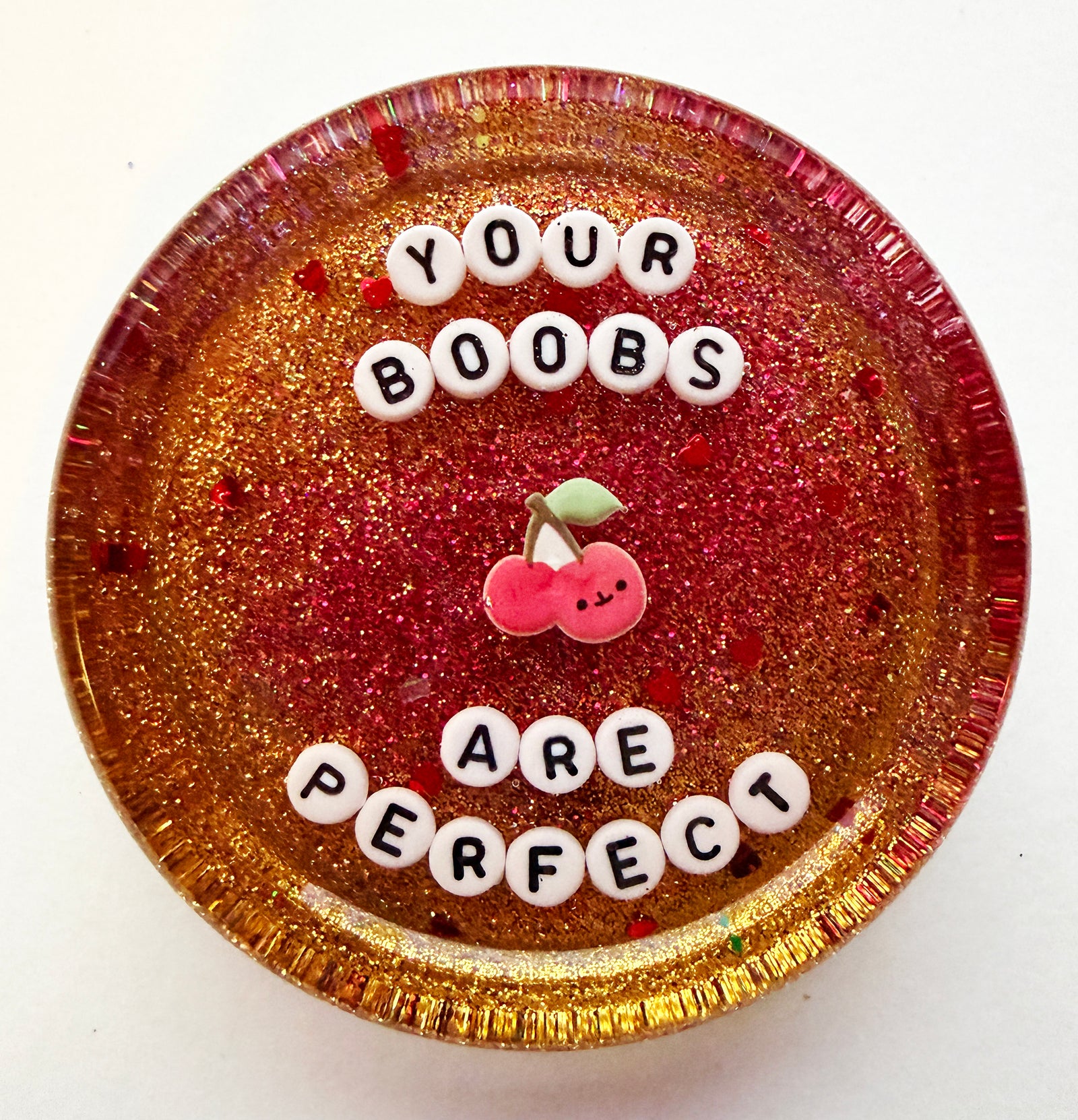 Your Boobs are Perfect - Shower Art - READY TO SHIP