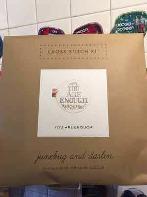 Cross Stitch Kit: You Are Enough