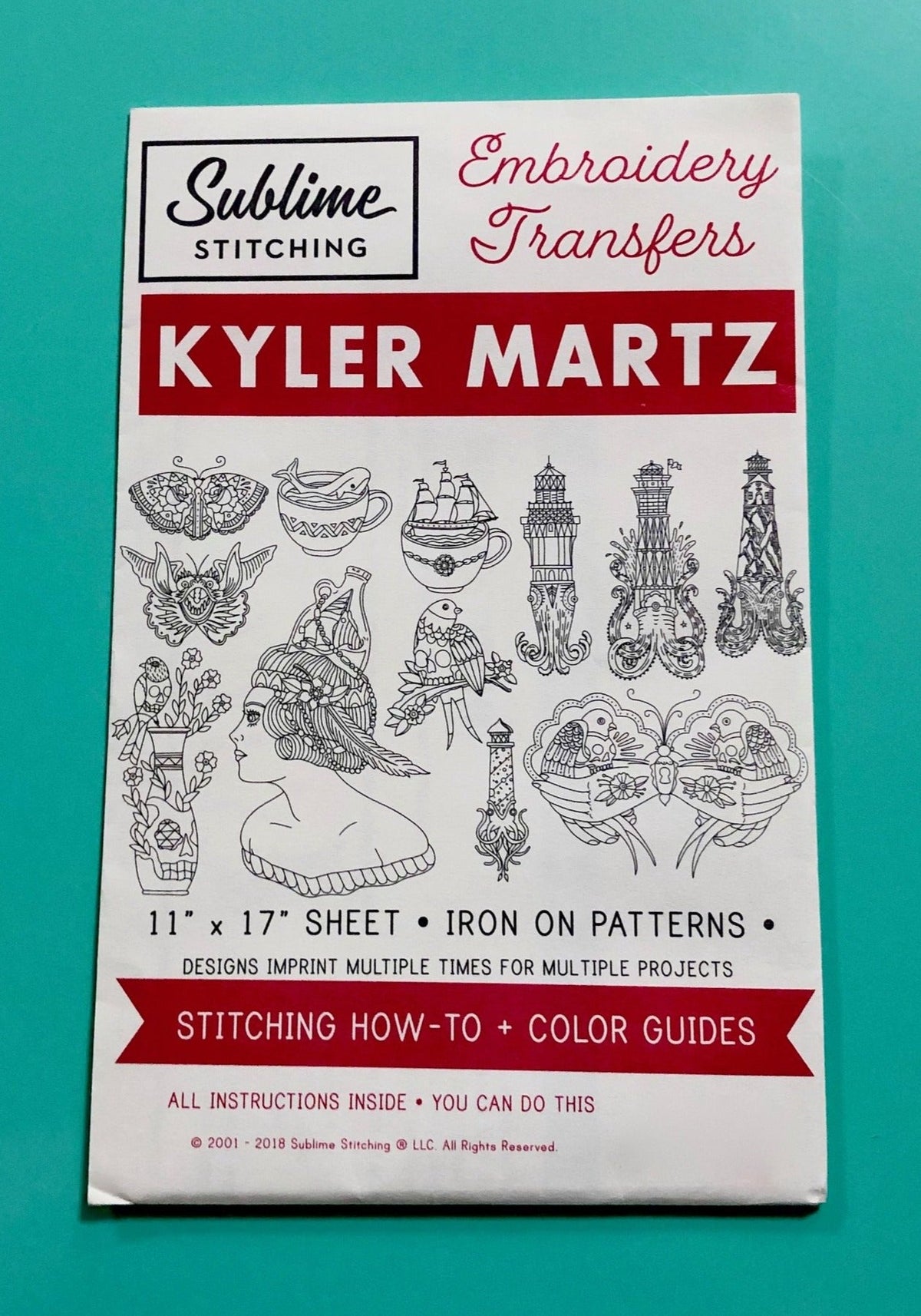 BIG SHEET Embroidery Patterns - KYLER MARTZ
