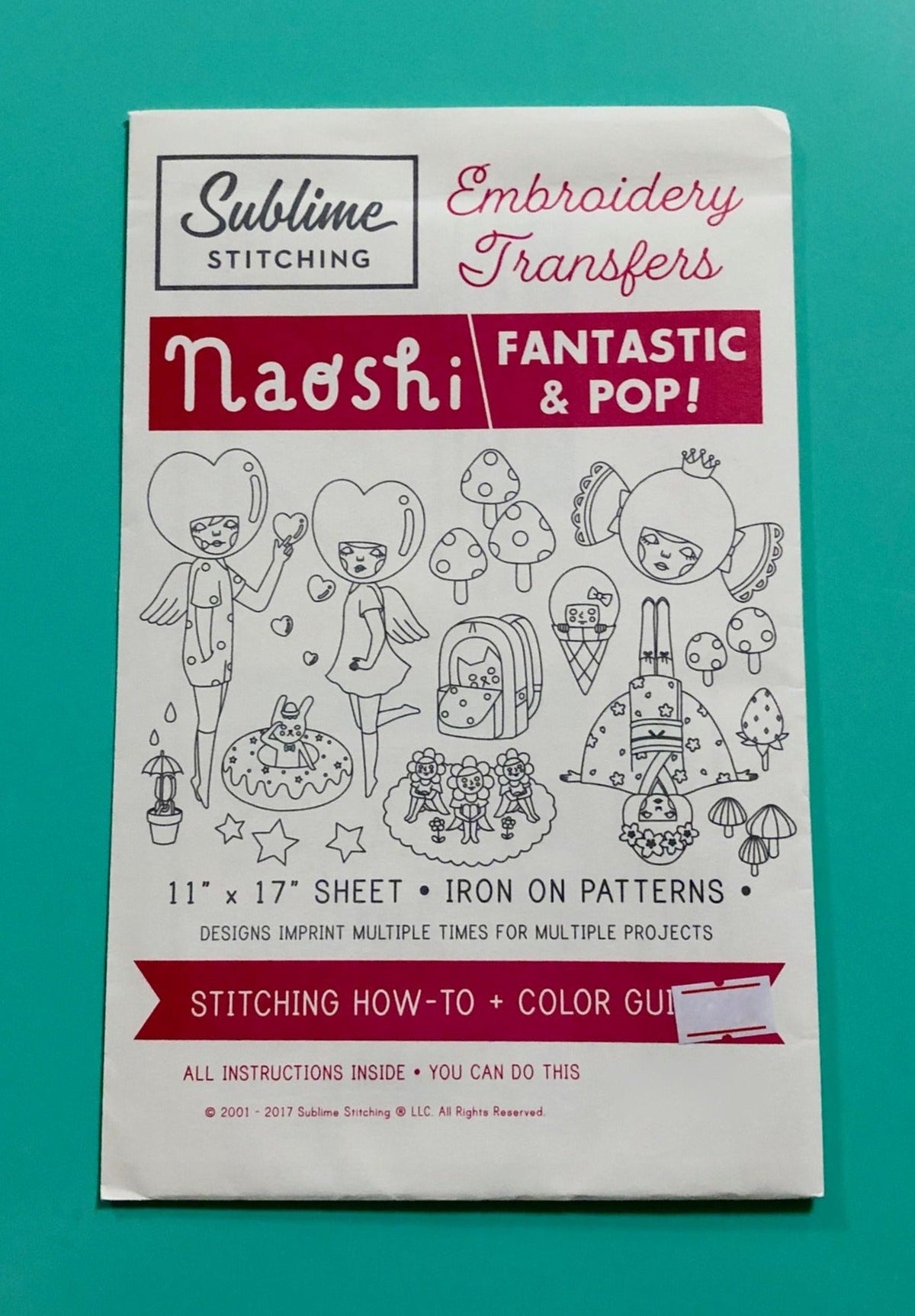 BIG SHEET Embroidery Patterns - Naoshi Fantastic & Pop
