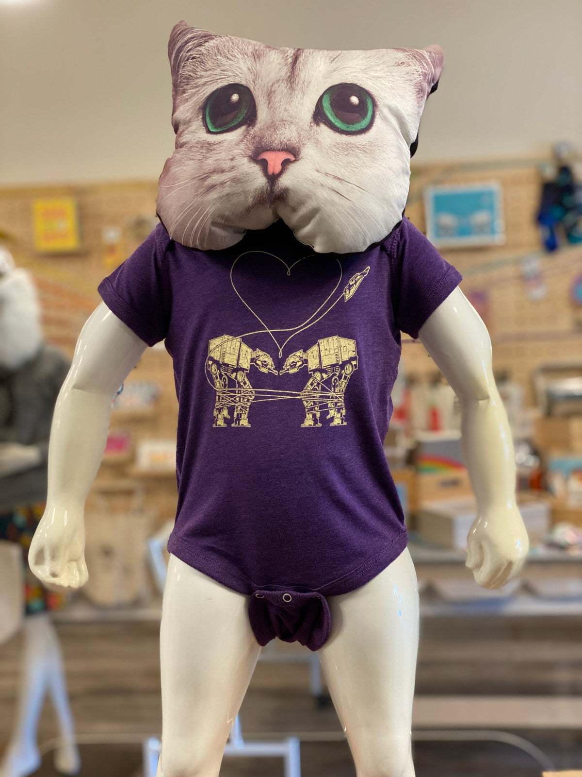 UB Onesie - LAAFS - Purple (Ugly Baby) Love AT-AT First Sight