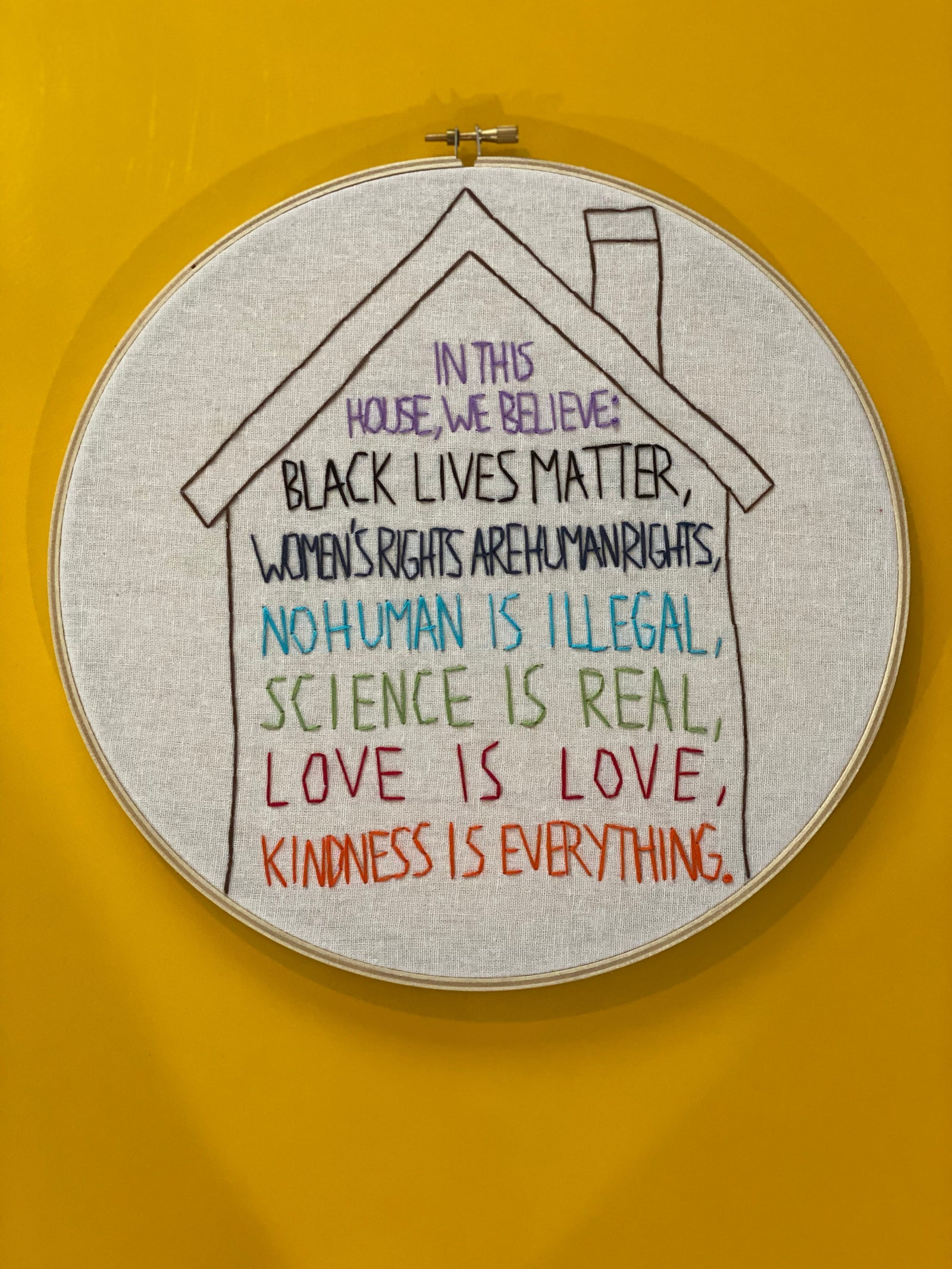 Embroidery - In This House