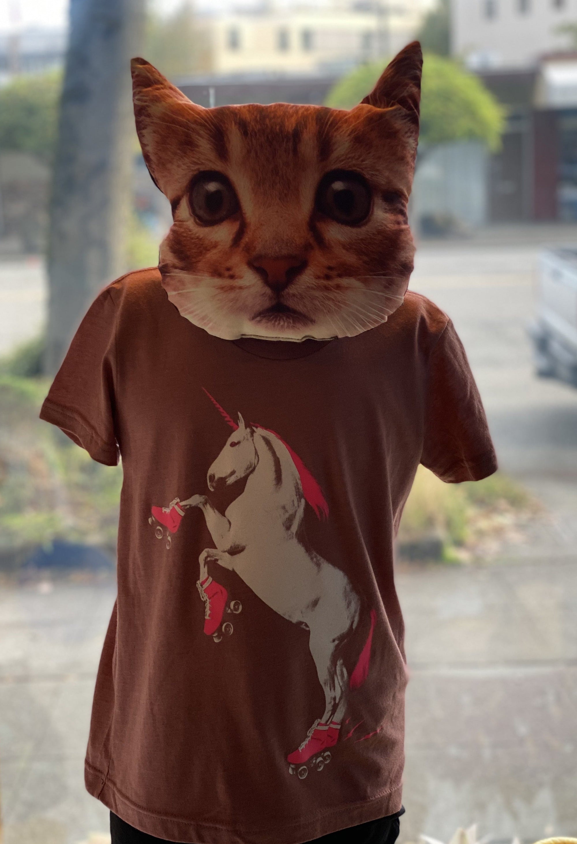 Youth Shirt: Roller Skating Unicorn