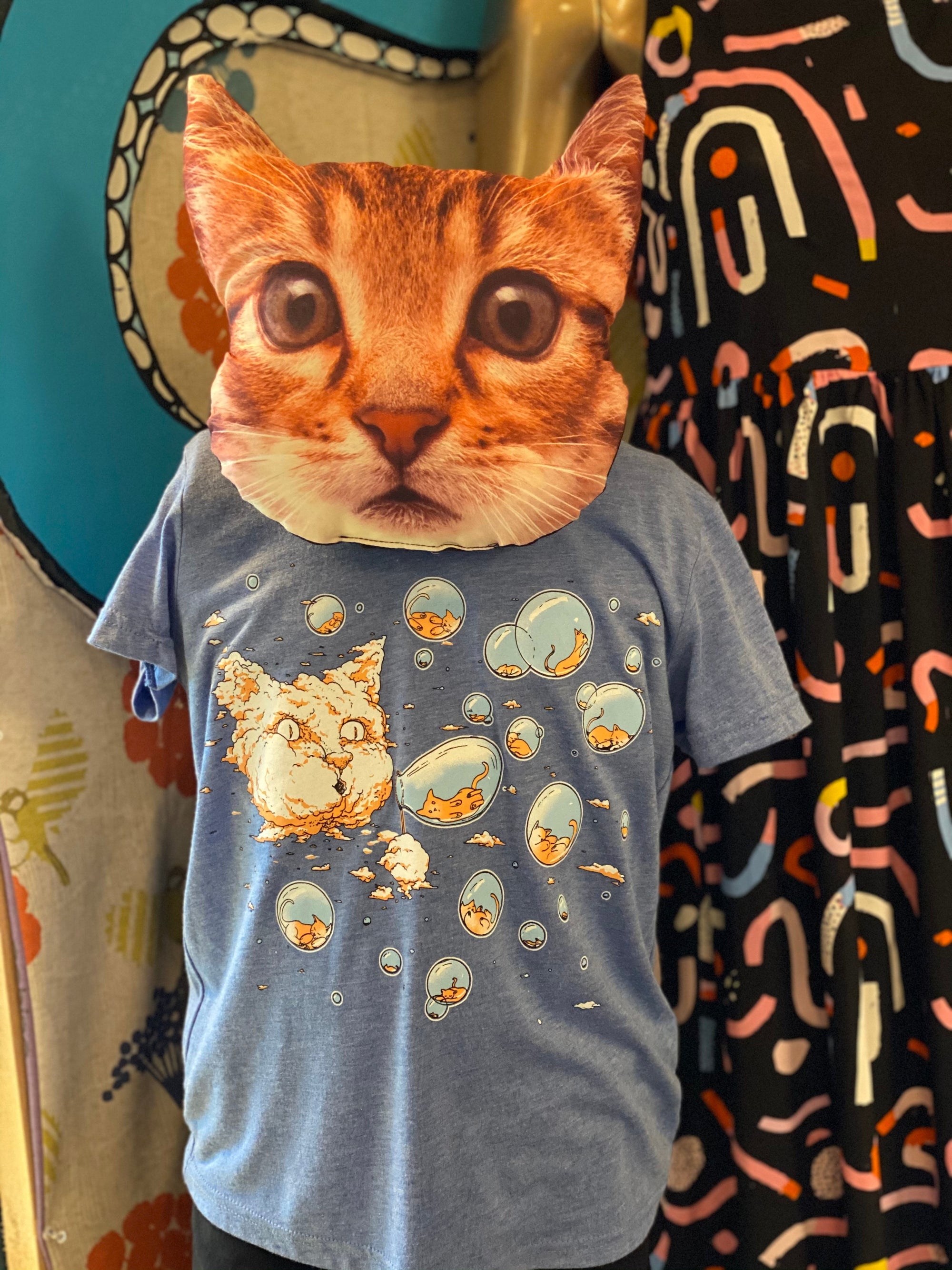 Youth Shirt: Bubble Cat