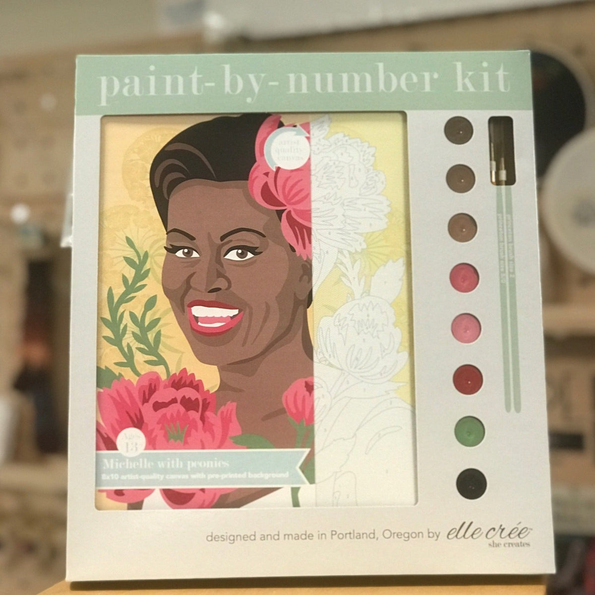 DIY - Paint By Number Kit - Michelle with Peonies