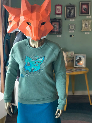 SALE Sweatshirt: Catographer - Unisex Crew Neck