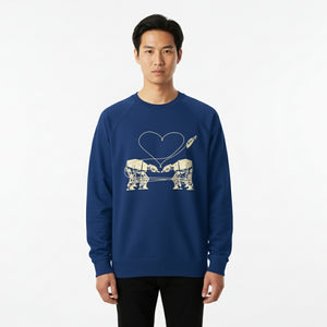 Sweatshirt - Love AT-AT First Sight - Cool Blue