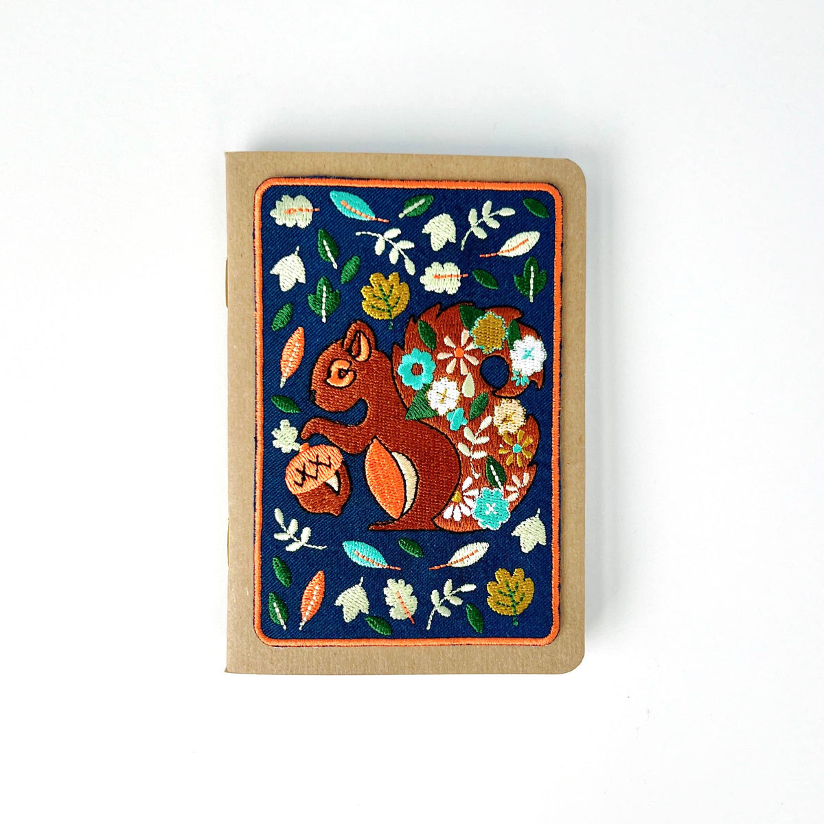 Notebook - Squirrel Embroidery