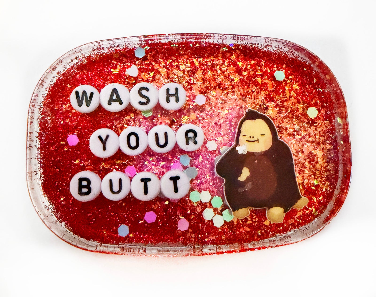 Wash Your Butt - Shower Art - READY TO SHIP