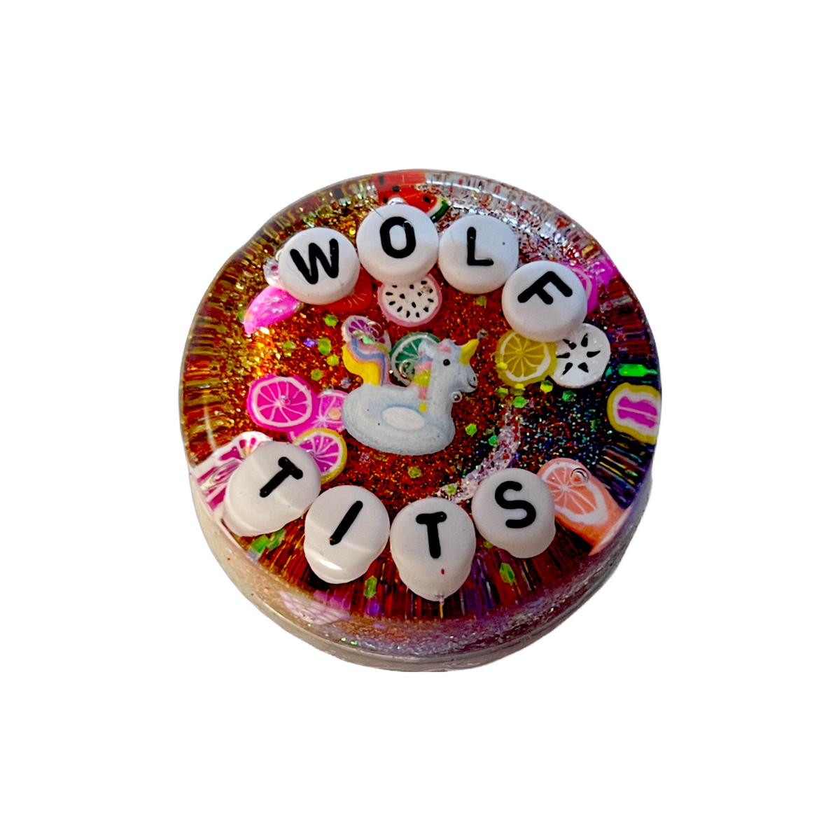 Wolf Tits - Shower Art - READY TO SHIP