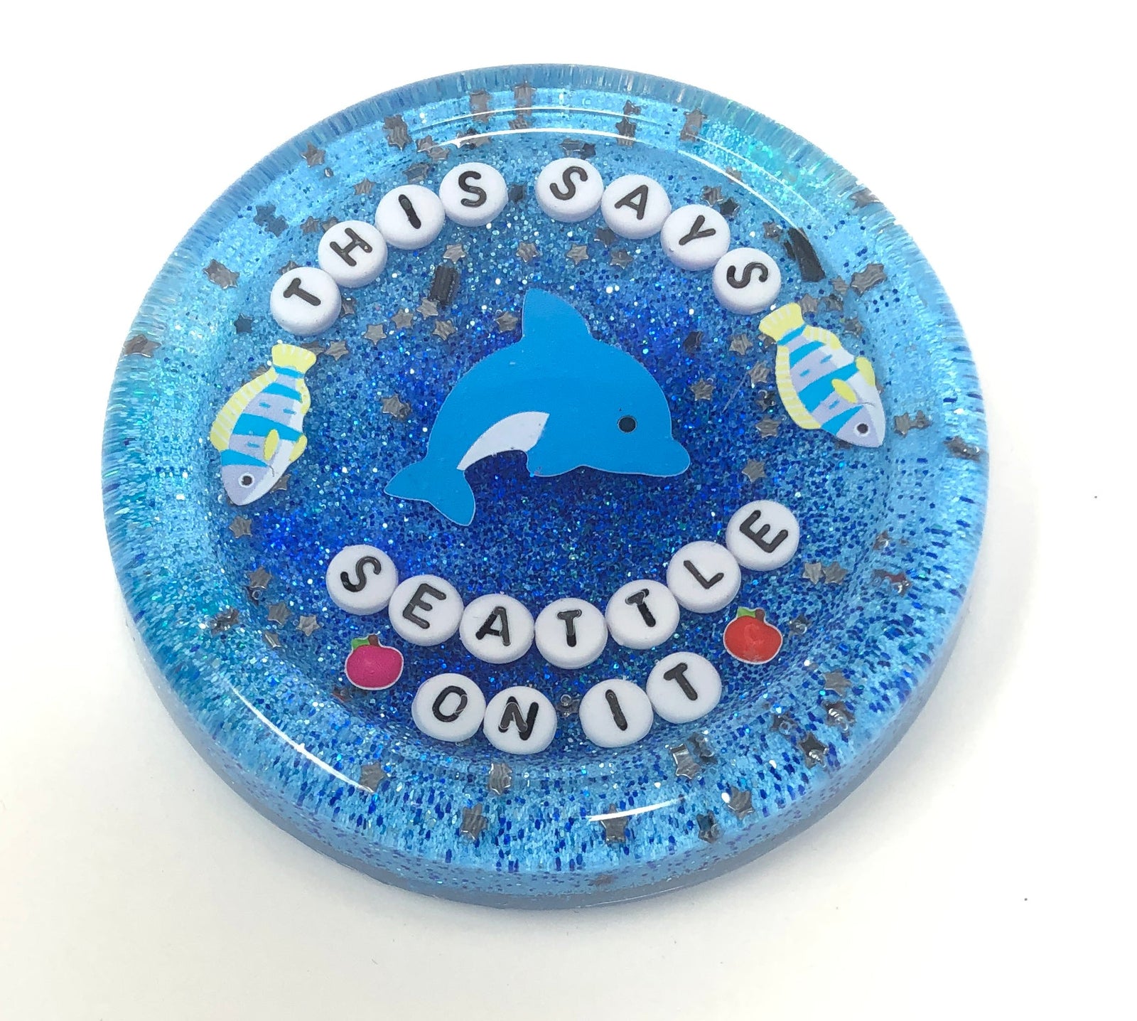 This Says Seattle On It - Shower Art - READY TO SHIP