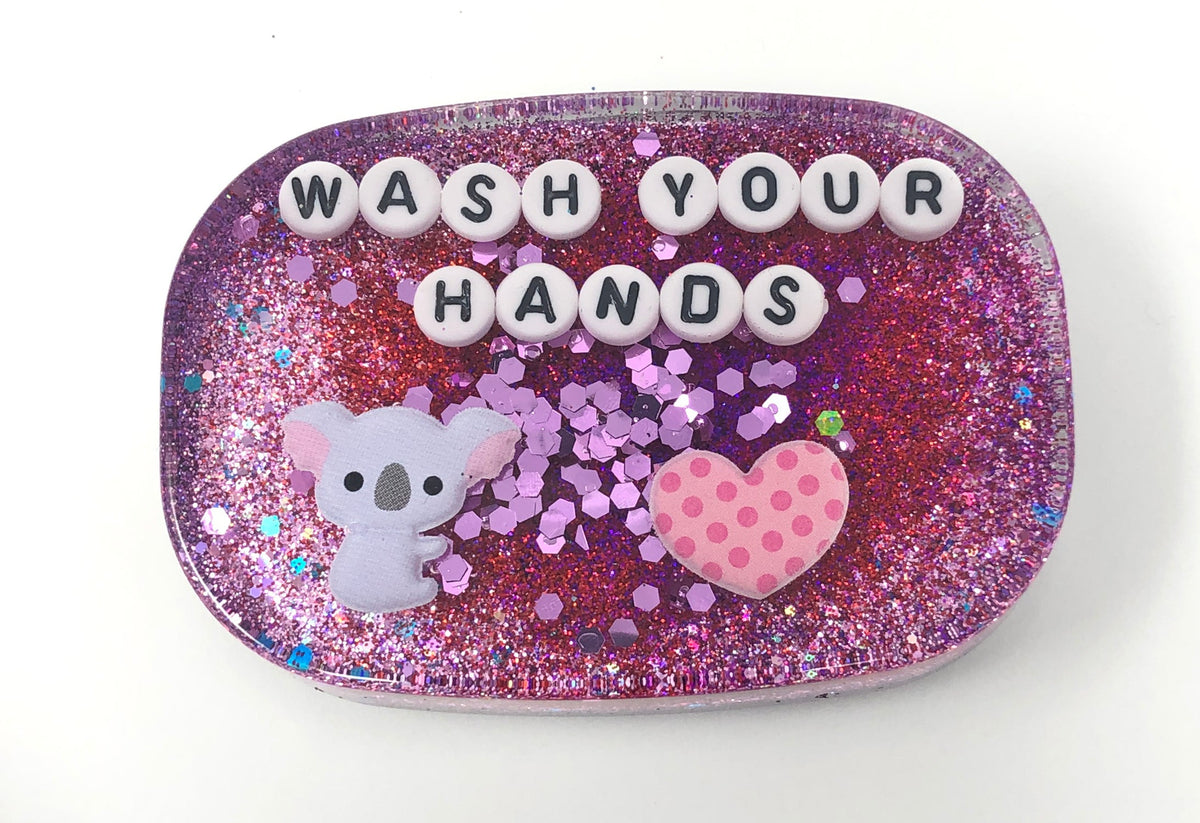 Wash Your Hands - Shower Art - READY TO SHIP