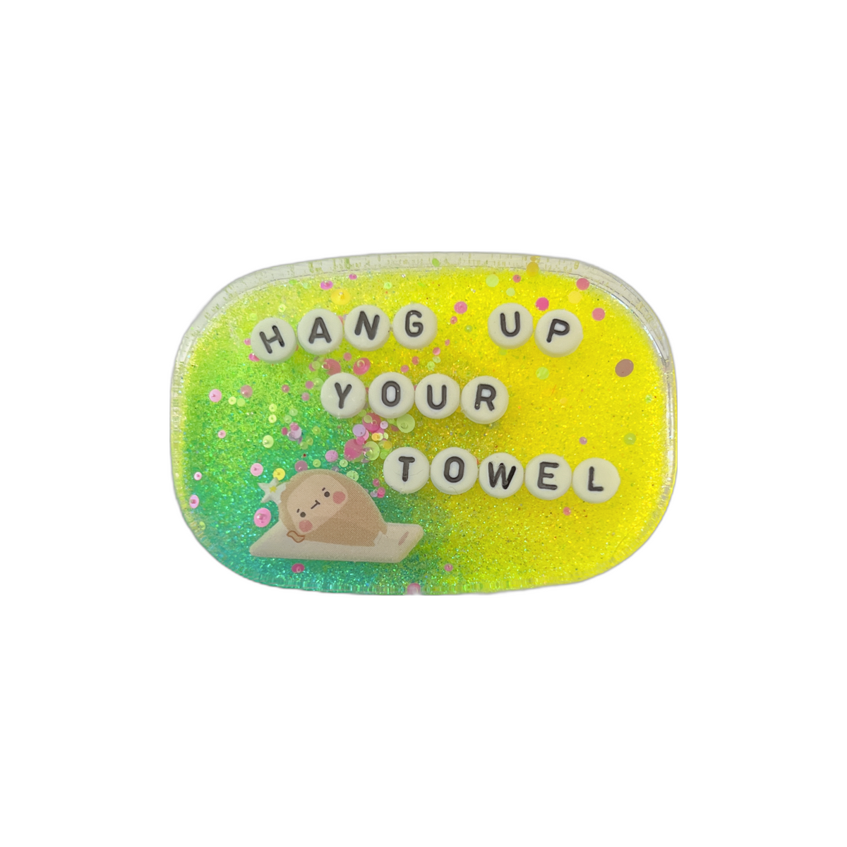 Hang Up Your Towel - Shower Art - READY TO SHIP