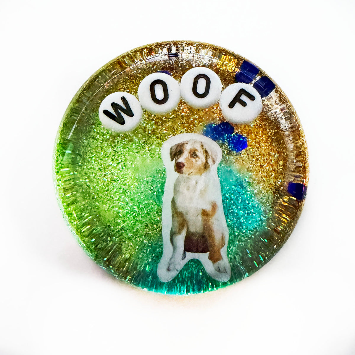 Woof - Shower Art - READY TO SHIP