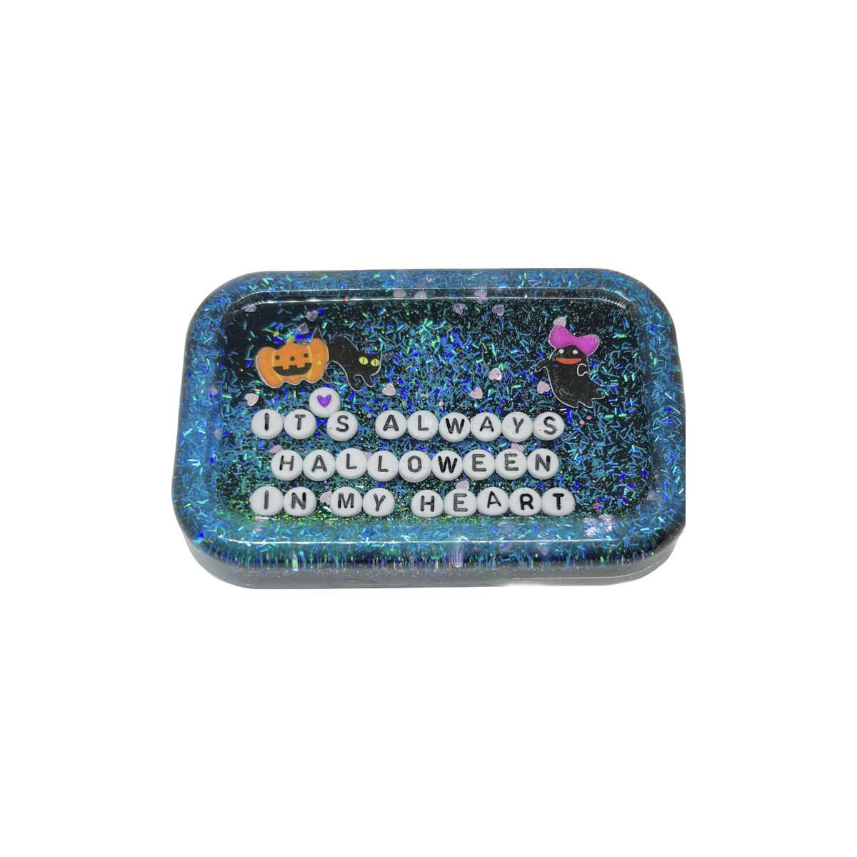 Its Always Halloween In My Heart - Shower Art - READY TO SHIP