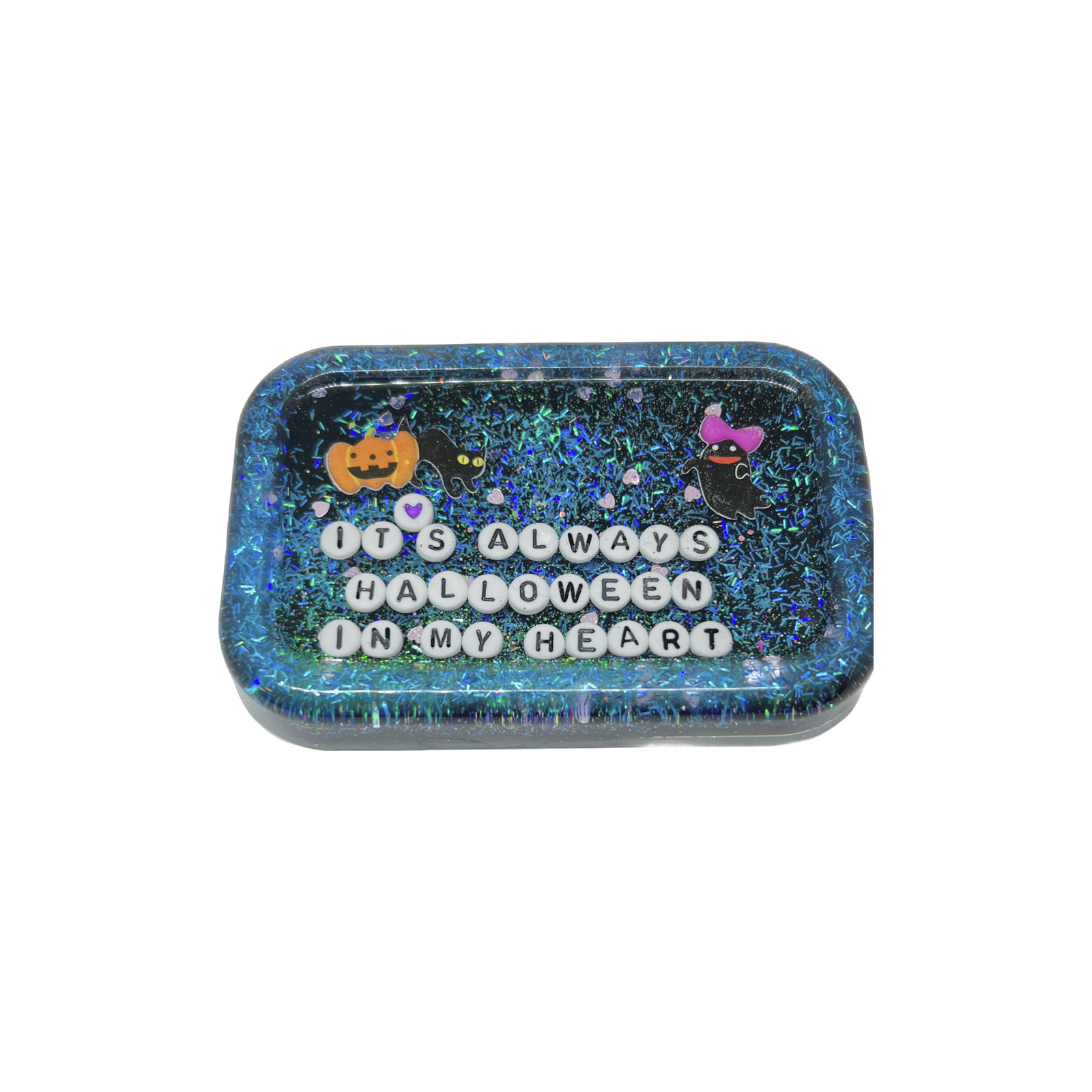 Its Always Halloween In My Heart - Shower Art - READY TO SHIP