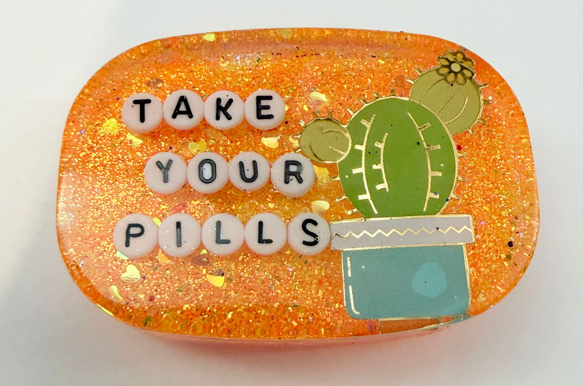 Take Your Pill(s) - Small Shower Art - READY TO SHIP