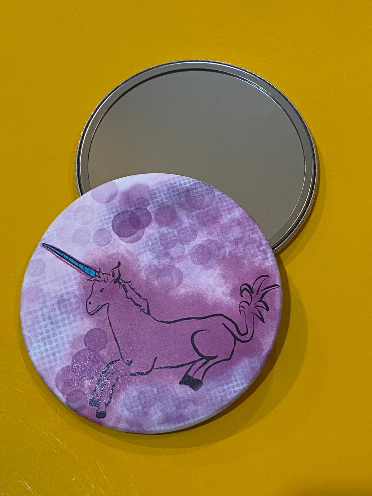 Mirror - 3.5 Inch: Tapestry Unicorn