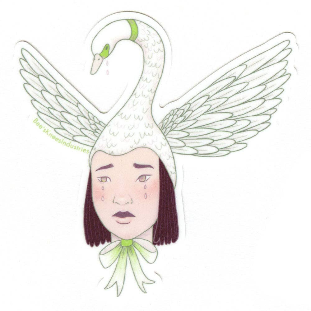 Sticker - Swan Hat
