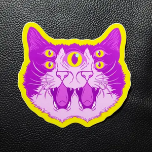 Sticker - 5 Eyed Psychedelicat