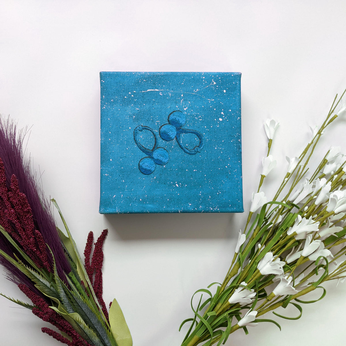 Original Art - Blue Bubbles