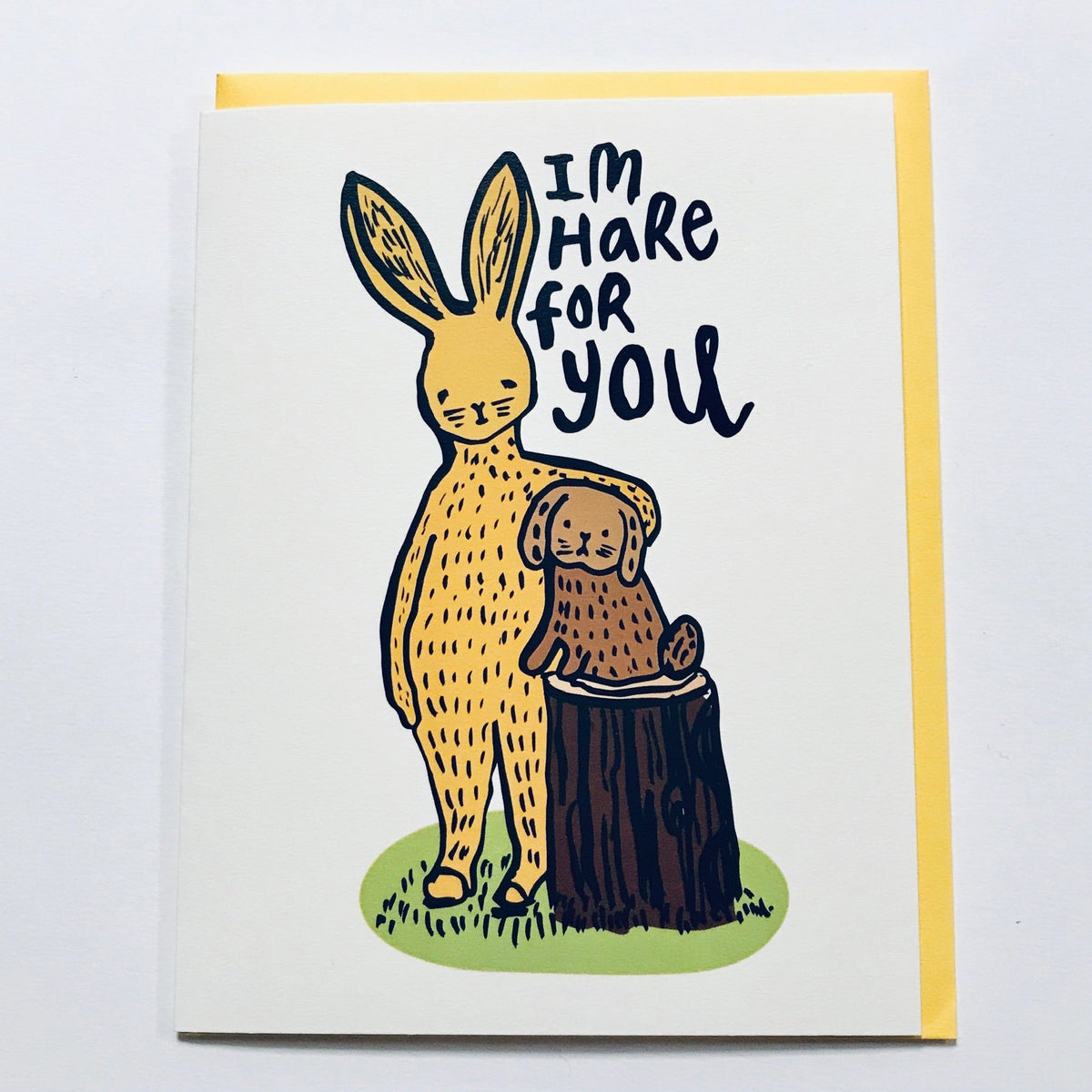 Card - Hare For You (I Must Draw)