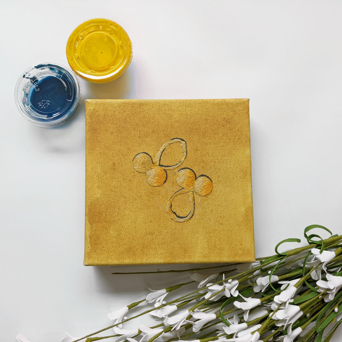 Original Art - Yellow Bubbles