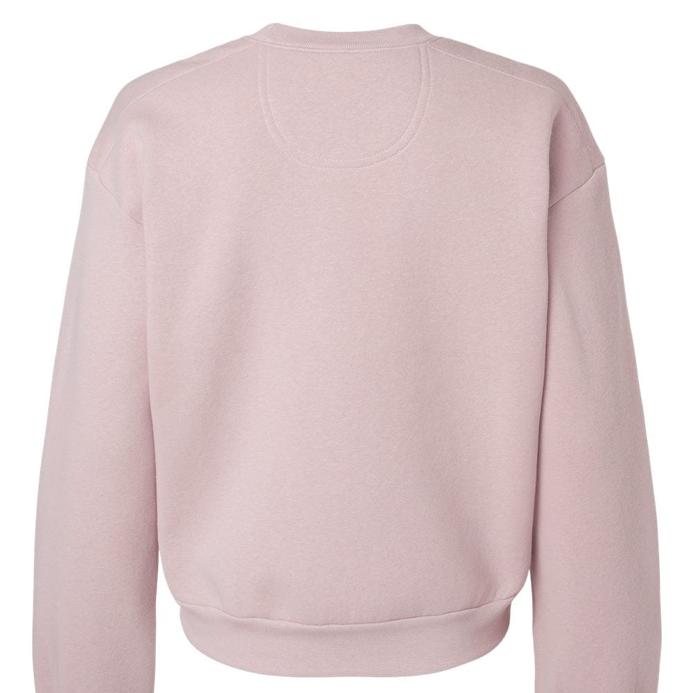 Pink sweatshirt on a white background