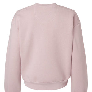Pink sweatshirt on a white background