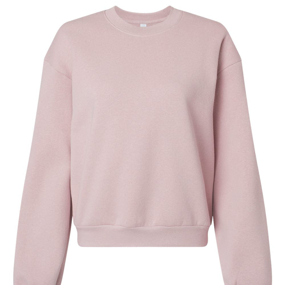 Pink sweatshirt on a white background