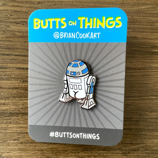 Enamel Pin - R2D2 Butt