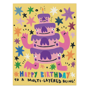 Card - Barry Lee - Multilayered Being Birthday