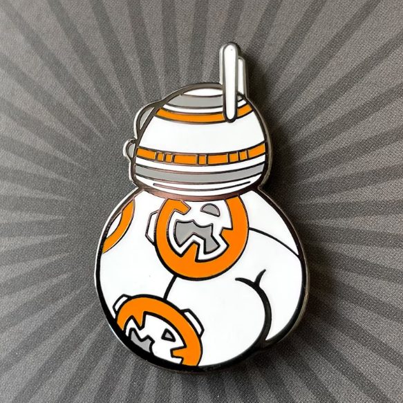Enamel Pin - BB8 Butt
