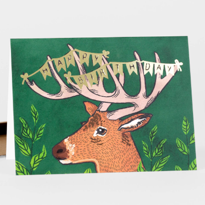 Card - Happy Birthday Deer