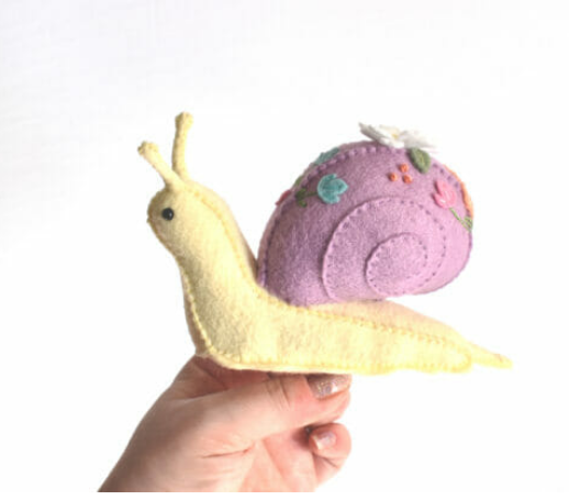 DIY - Snail - Garden - Hand Sewing Kit