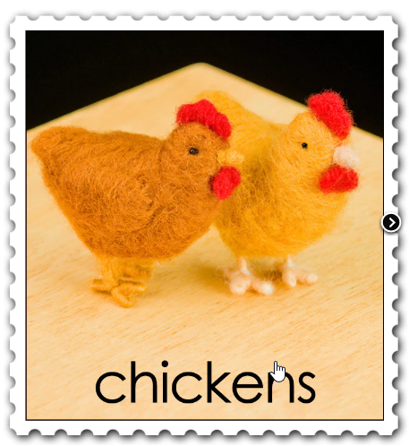 DIY - Needle Felting - Chickens (Wool Pets) Craft Kit