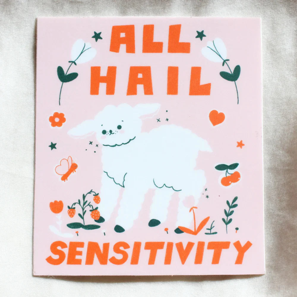 Sticker - All Hail Sensitivity (Tender Ghost)