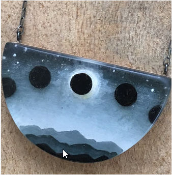 Necklace - Eclipse Half Moon