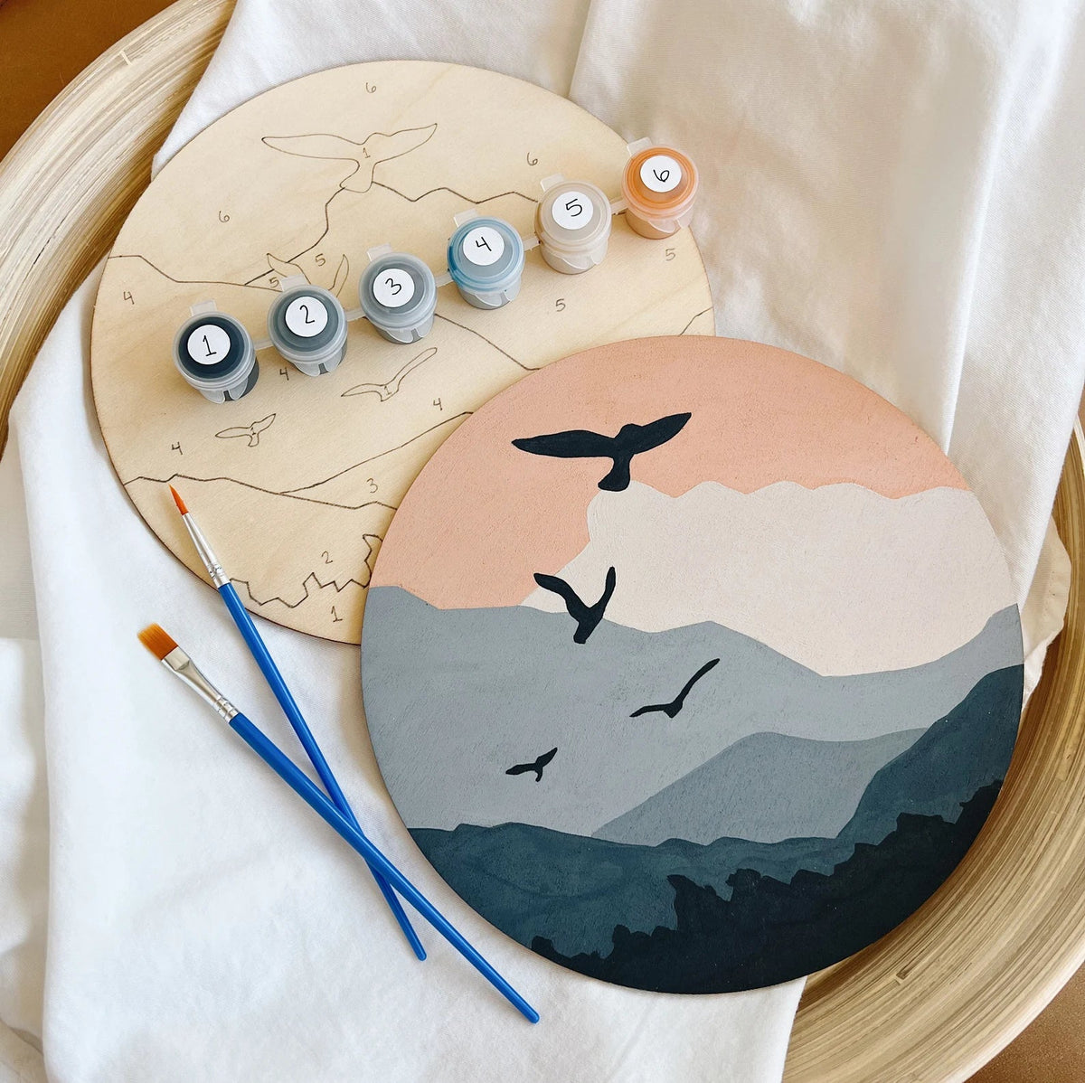 DIY - Paint By Number Kit - Blue Dusk