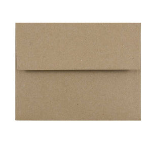 Brown envelope on a white background