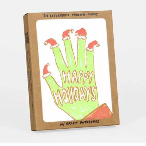 Boxed Cards - Happy Holidays Hand (Westland Press)