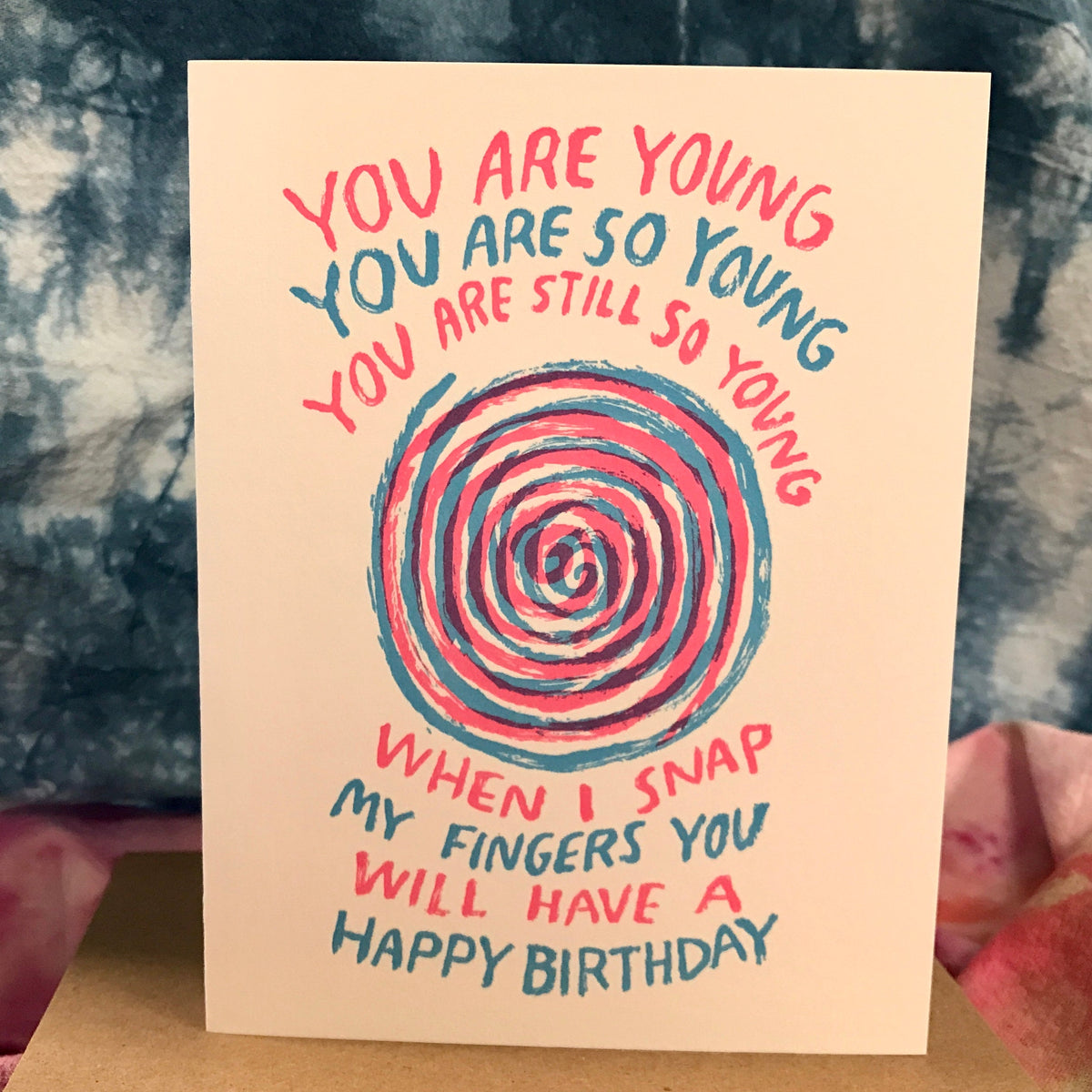 Card - Hypnotized Birthday (Westland Press)