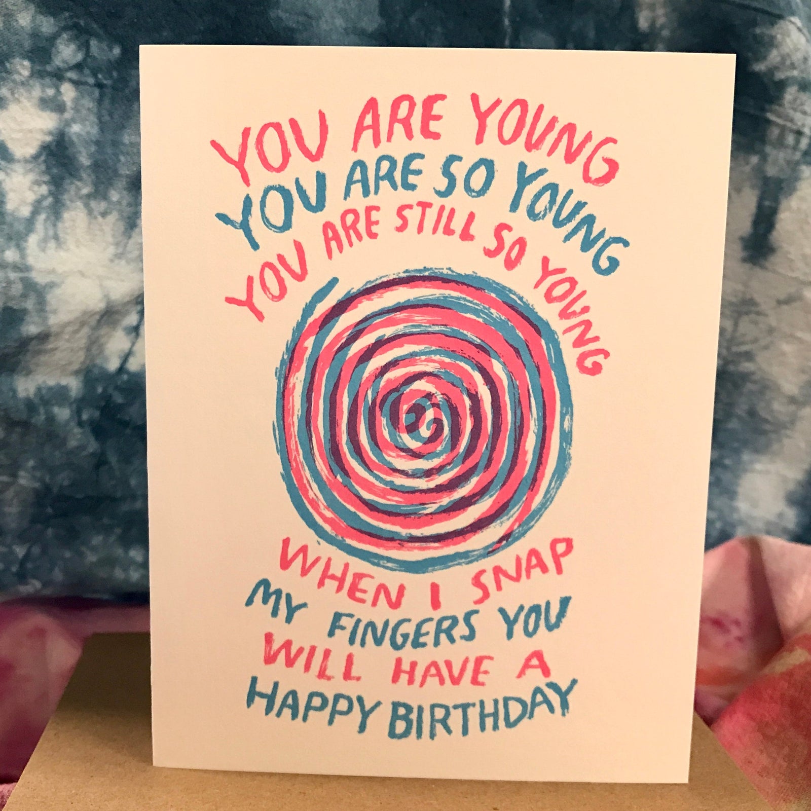 Card - Hypnotized Birthday (Westland Press)
