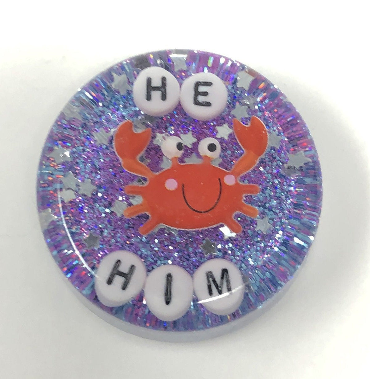 He/Him - Shower Art - READY TO SHIP