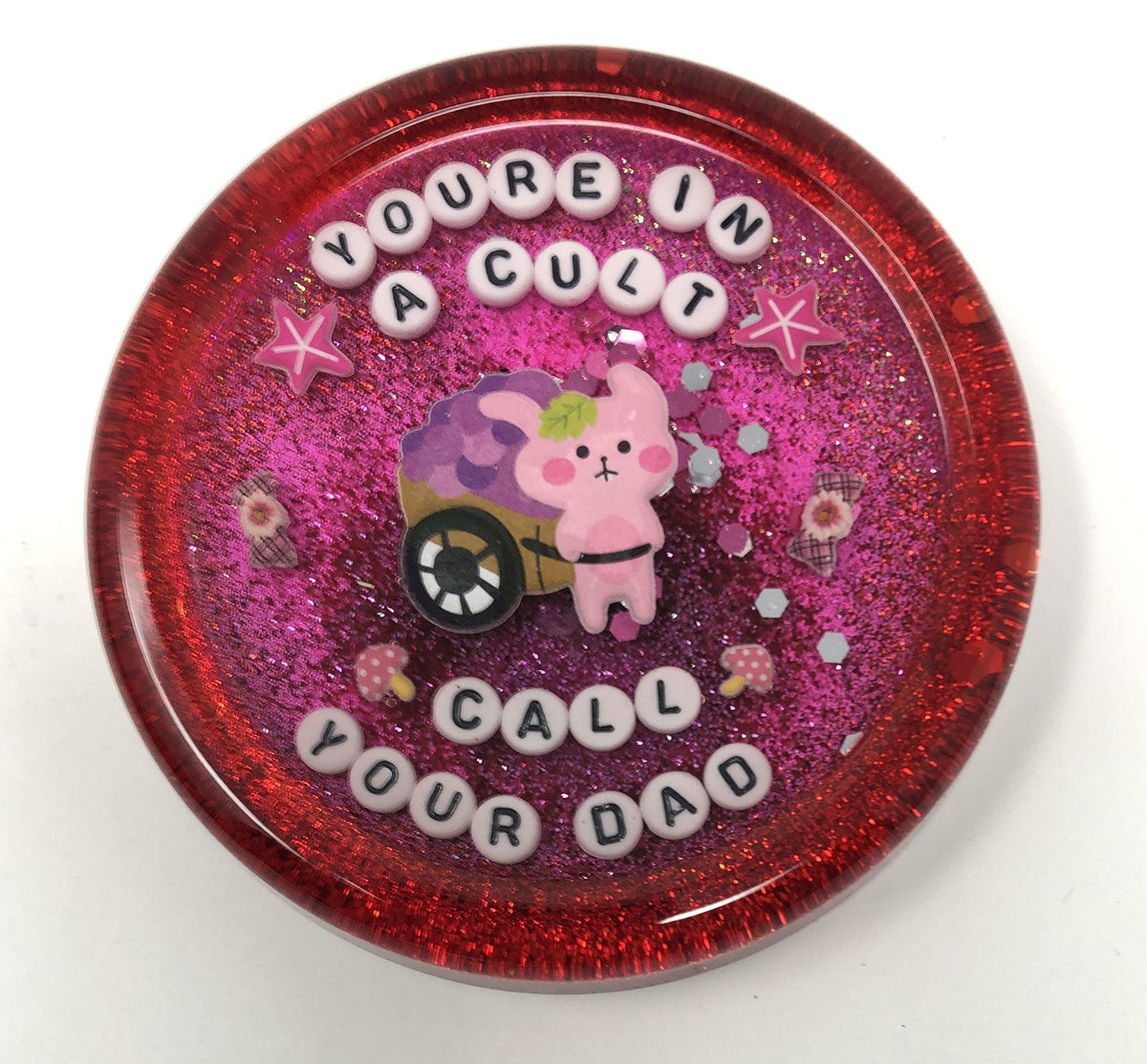 You're in a Cult. Call Your Dad - Medium Shower Art - READY TO SHIP