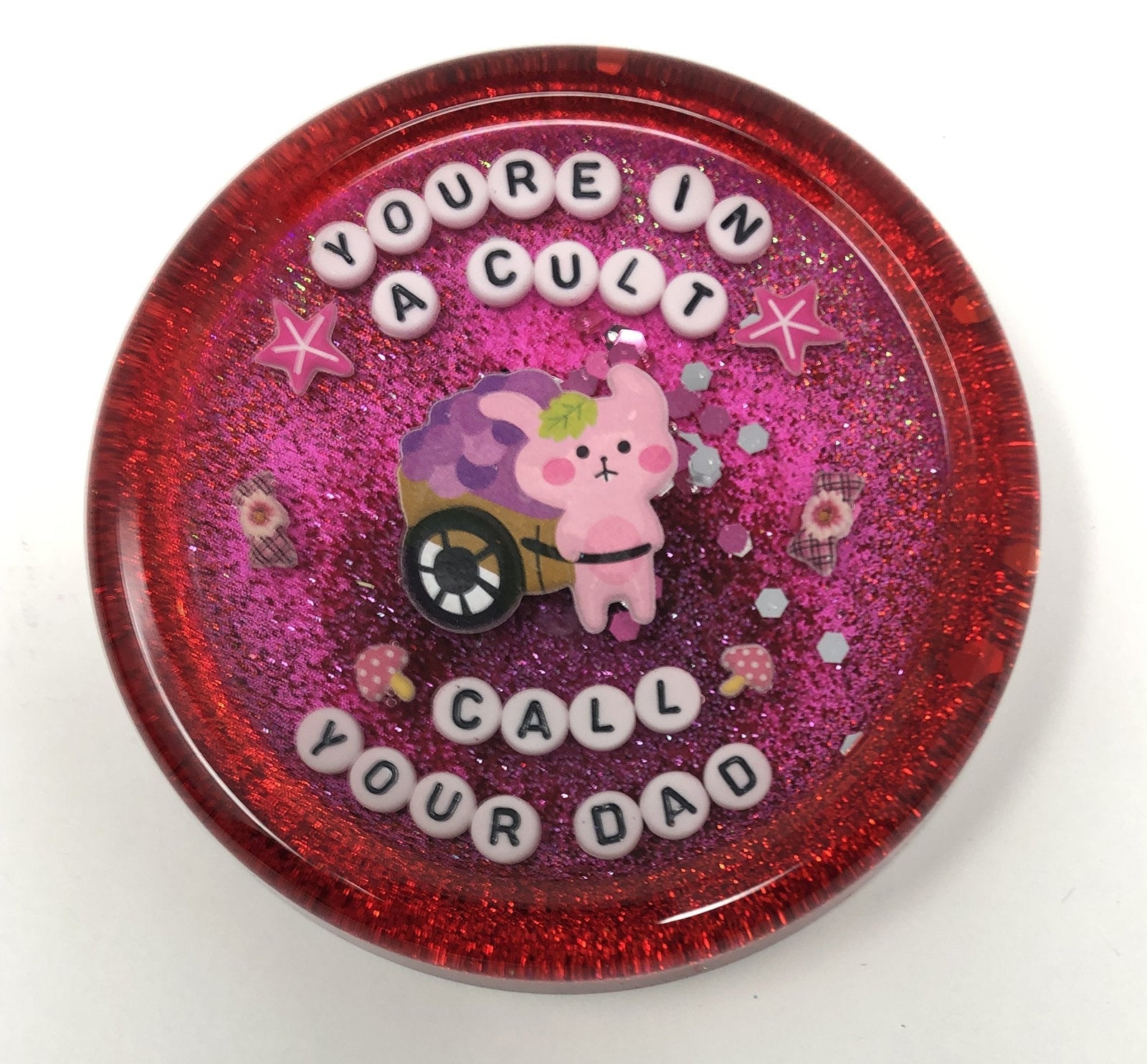 You're in a Cult. Call Your Dad - Medium Shower Art - READY TO SHIP