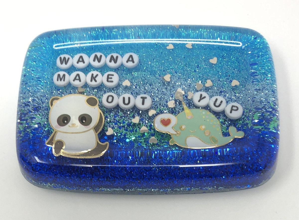 Wanna Make Out - Medium Shower Art - READY TO SHIP