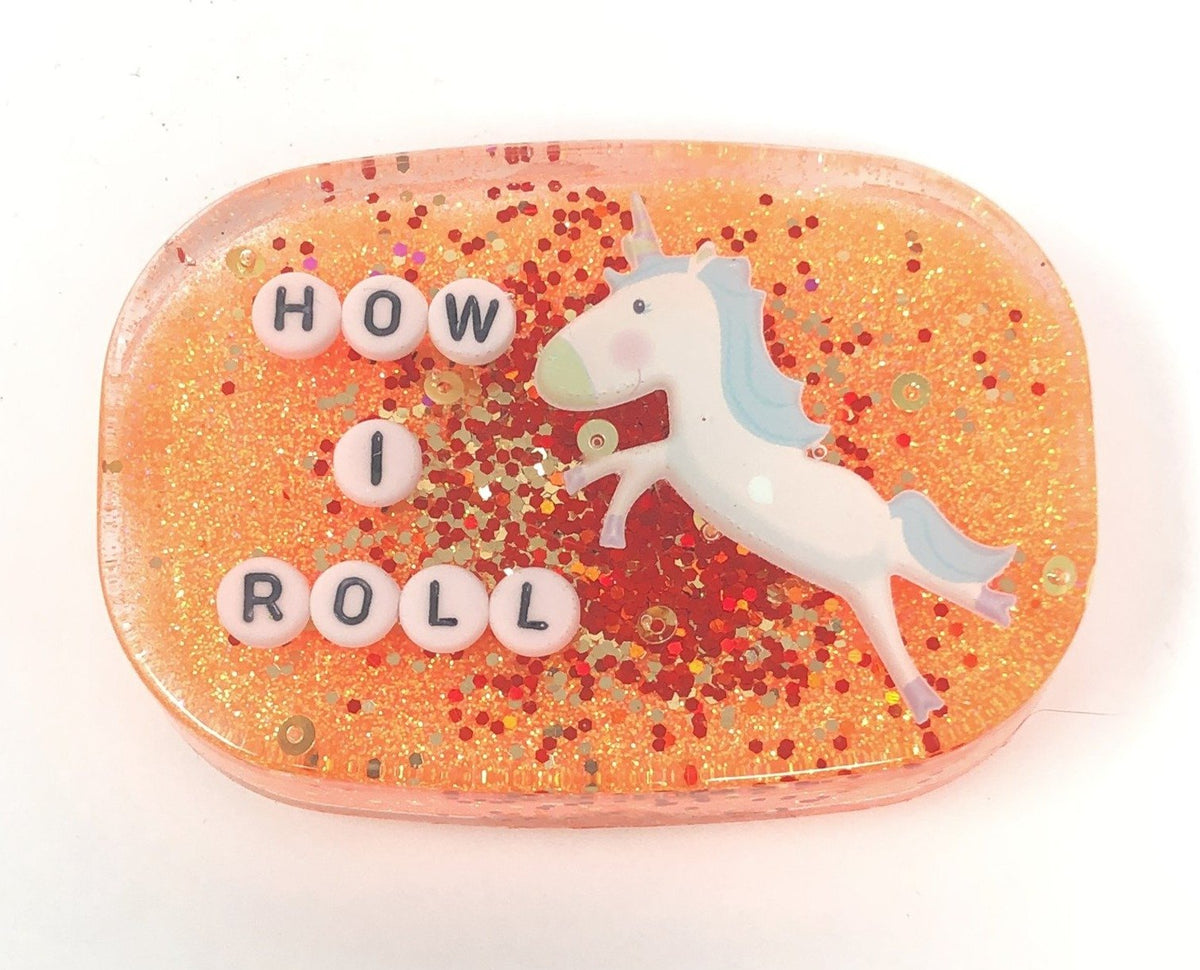 How I Roll - Small Shower Art - READY TO SHIP